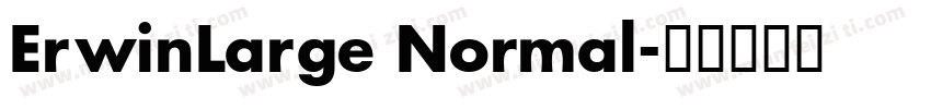 ErwinLarge Normal字体转换